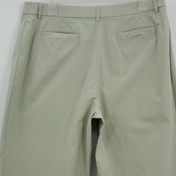 Croft & Barrow Classic Stretch Capris Soft Strips Women Pants Size 12 - Picture 9 of 16